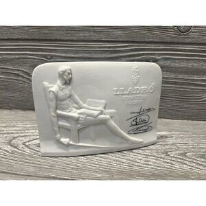 Lladro Collector's Society Don Quixote Porcelain Shell Plaque Vintage 1985 Spain